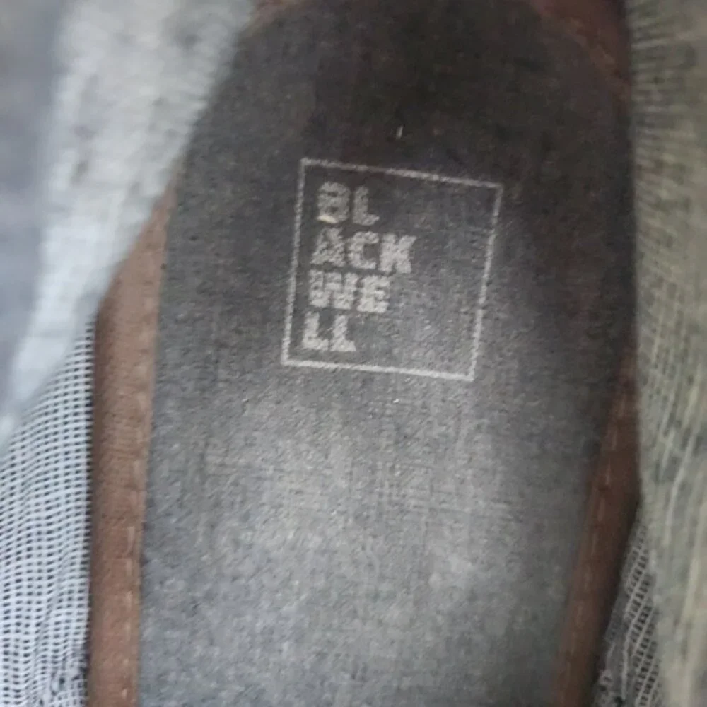 Blackwell Gray Canvas Casual Shoes Lace‎ Up Oxford Men's Size 12